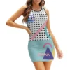 Memphis Pattern 5 - Retro 80s / 90s Sleeveless Sundress Dress women chic and elegant evening dress women's summer dress 2025